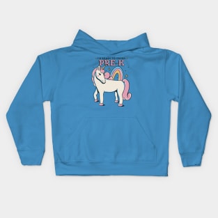 Ready to Crush Pre-K Cute Unicorn Back to School Preschool Kids Hoodie